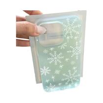 Capa De Celular Fofa Com Flocos De Neve De Natal De Inverno Para iPhone 17 16 15 14 13 12 11 pro XR