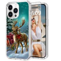 Capa de celular ICEDIO Christmas para iPhone 11 Pro com protetor de tela Capa de celular ICEDIO Christmas para iPhone 11 Pro com protetor de tela