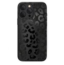 Capa de Celular iPhone 15 Pro Max - Design Velvet Caviar com Estampa de Leopardo