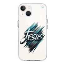 Capa de Celular Iphone Jesus Estilizado Fé com Estilo e Proteção