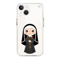 Capa de Celular Iphone Santa Rita de Cássia Infantil Fé, Milagres e Devoção