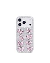 Capa de celular JW PEI Butterfly Crystal White para iPhone