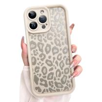 Capa de celular KANGHAR Leopard Print TPU para iPhone 16 Pro 6.3"