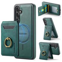 Capa de celular Konstreet para Samsung Galaxy S26 com carteira verde Capa de celular Konstreet para Samsung Galaxy S26 com carteira verde