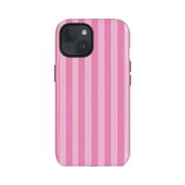 Capa De Celular Luxuosa Rosa Listrada Com Bolinhas Para iPhone 17 16 pro Max 15 14 plus 13 12 11 pro