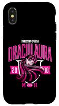 Capa de Celular Monster High Draculaura Collegiate para iPhone X/XS