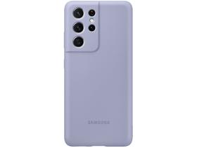 Capa de Celular para Galaxy S21 Ultra Silicone - Samsung Violeta Original Capa de Celular para Galaxy S21 Ultra Silicone - Samsung Violeta Original