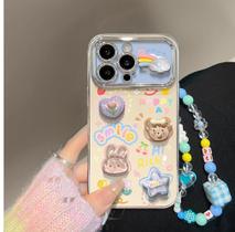 Capa de celular Roemary 3D Cartoon para iPhone Air 6,5" com pulso Capa de celular Roemary 3D Cartoon para iPhone Air 6,5" com pulso