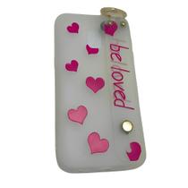 Capa de celular Samsung Galaxy J2 core coração rosa escuro
