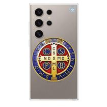 Capa de Celular Samsung São Bento Medalha de Proteção contra o Mal Fé, Força e Segurança Espiritual