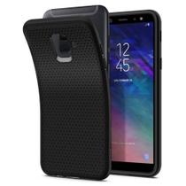 Capa de Celular Spigen Samsung Galaxy A6 Liquid Air Black - 596CS24093