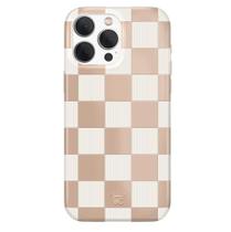 Capa de Celular Velvet Caviar para iPhone 15 Pro Max - Estampa Checkered Nude Capa de Celular Velvet Caviar para iPhone 15 Pro Max - Estampa Checkered Nude
