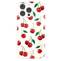 Capa de celular Velvet Caviar para iPhone 16 Pro Max Red Cherries