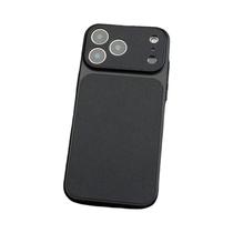 Capa De Celular Vintage Em Couro Texturizado Para iPhone 17 16 15 14 13 12 pro Max, Antichoque, Capa