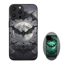 Capa de celular X spirit Halloween Goth Bat iPhone 15 Capa de celular X spirit Halloween Goth Bat iPhone 15