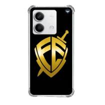Capa de Celular Xiaomi Escudo da Fé Dourado Estilo, Força e Espiritualidade