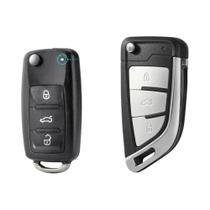 Capa De Chave Automotiva KEYYOU Estilo Golf 8 2/3 Botões Dobrável Para Golf Tiguan Polo Jetta Skoda Capa De Chave Automotiva KEYYOU Estilo Golf 8 2/3 Botões Dobrável Para Golf Tiguan Polo Jetta Skoda