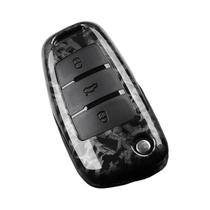 Capa De Chave De Carro Audi Em ABS Fibra De Carbono Para A1 A3 A4 A5 A6 A7 Q3 Q5 Q7 Capa De Chave De Carro Audi Em ABS Fibra De Carbono Para A1 A3 A4 A5 A6 A7 Q3 Q5 Q7
