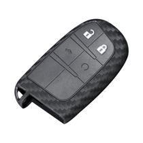 Capa De Chave De Carro De Silicone Para Dodge Charger, Jeep Renegade, Grand Cherokee, Chrysler 200,