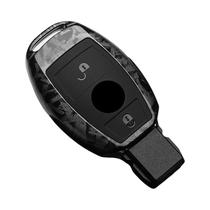 Capa De Chave De Carro Em Estilo Fibra De Carbono ABS Para Mercedes Benz W204 W205 W212 W213 W176