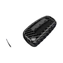 Capa De Chave De Carro Em Fibra De Carbono ABS Para Audi A1 A3 A4 A5 A6 A7 Q3 Q5 Q7 4F S3 S4 S6 RS3