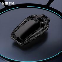 Capa De Chave De Carro Em Fibra De Carbono ABS Para BMW Série 5 7 X3 X4 X5 X7 G30 G31 G11 G12 G01 GT