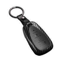 Capa De Chave De Carro Em Fibra De Carbono ABS Para Chevrolet Malibu Blazer Traverse Onix Equino