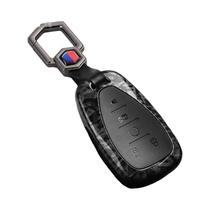 Capa De Chave De Carro Em Fibra De Carbono ABS Para Chevrolet Malibu Blazer Traverse Onix Equino