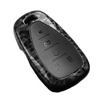 Capa De Chave De Carro Em Fibra De Carbono ABS Para Chevrolet Malibu Blazer Traverse Onix Equino