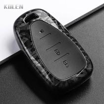 Capa De Chave De Carro Em Fibra De Carbono ABS Para Chevrolet Malibu Blazer Traverse Onix Equino