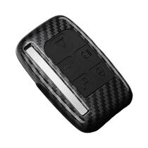Capa De Chave De Carro Em Fibra De Carbono ABS Para Land Rover Range Rover Evoque Freelander Velar