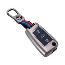 Capa De Chave De Carro Em Liga De Zinco Para VW Polo Golf 7 MK7 Skoda Octavia Combi SEAT Leon Capa De Chave De Carro Em Liga De Zinco Para VW Polo Golf 7 MK7 Skoda Octavia Combi SEAT Leon
