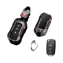 Capa De Chave De Carro Em Liga De Zinco Para VW Polo Tiguan Passat Golf 4 5 6 Jetta Skoda Octavia Capa De Chave De Carro Em Liga De Zinco Para VW Polo Tiguan Passat Golf 4 5 6 Jetta Skoda Octavia