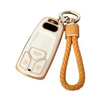 Capa De Chave De Carro Em TPU Para Audi A4 A5 A6 Q5 Q7 TT TTS TFSI RS, Capa Protetora De Chaveiro