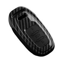 Capa De Chave De Carro Estilo Fibra De Carbono ABS Para Audi A1 A3 A4 A5 A6 A7 A8 Q3 Q5 Q7 Q8 TT