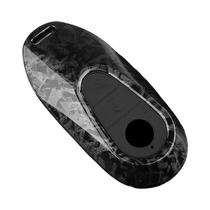 Capa De Chave De Carro Estilo Fibra De Carbono ABS Para Mercedes Benz Classe C E S W206 W223 W214