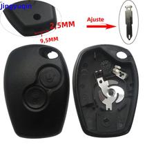 Capa De Chave De Carro Renault Dacia Fob 2 Botões Lâmina Em Branco Não Cortada Substituição Para