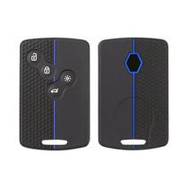 Capa De Chave De Carro Renault Em Silicone Para Megane, Clio, Scenic, Duster, Kaptur, Logan, Laguna,