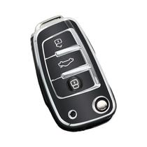 Capa De Chave De Carro TPU Para Audi A3 A4 A5 A6 A7 A8 Q3 Q7 TT, Acessórios De Capa Completa Capa De Chave De Carro TPU Para Audi A3 A4 A5 A6 A7 A8 Q3 Q7 TT, Acessórios De Capa Completa