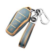Capa De Chave De Carro TPU Para BYD Song plus Atto 3 Han EV Tang DM Qin Seal Dolphin Acessórios De
