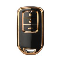Capa De Chave De Carro TPU Para Honda CRV Civic Accord HRV City Odyssey XRV Com Controle Remoto Sem