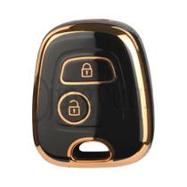Capa De Chave De Carro TPU Para Peugeot Citroen Toyota Com 2 Botões Protetora Para 106 107 206 207