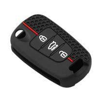 Capa De Chave De Silicone Para Kia Soul Venga Rio Sorento Hyundai I20 I30 Veloster