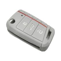 Capa De Chave De Silicone Para VW Golf 7 MK7 Skoda Seat 2014-2016 FOB HULL Octavia Combi Leon Ibiza