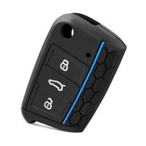 Capa De Chave De Silicone VW Golf 7 GTI POLO T-Cross Touran Tiguan Skoda Octavia Rapid Fabia Seat