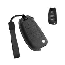 Capa De Chave Dobrável Em Suede Para Audi A3 A4 A6 Q3 Q7 S3 Acessórios Para Chave