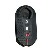 Capa De Chave Flip De Silicone Para Fiat Ducato 500 500L Panda Grande Punto Lancia Musa Com 3 Botões Capa De Chave Flip De Silicone Para Fiat Ducato 500 500L Panda Grande Punto Lancia Musa Com 3 Botões