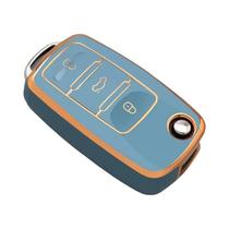 Capa De Chave Flip Para Carro VW Polo Golf Passat Tiguan Beetle Caddy T5 Eos Skoda Octavia Seat Leon Capa De Chave Flip Para Carro VW Polo Golf Passat Tiguan Beetle Caddy T5 Eos Skoda Octavia Seat Leon