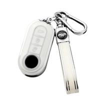 Capa De Chave Flip TPU Para Fiat 500, Ducato, Panda 500L, Punto, Lancia Musa, Citroen Jumper,