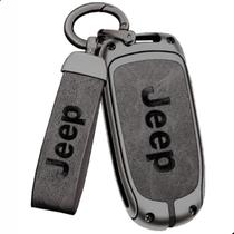 Capa De Chave Jeep Chaveiro Metal Presença Premium Para Compass Renegade Commander